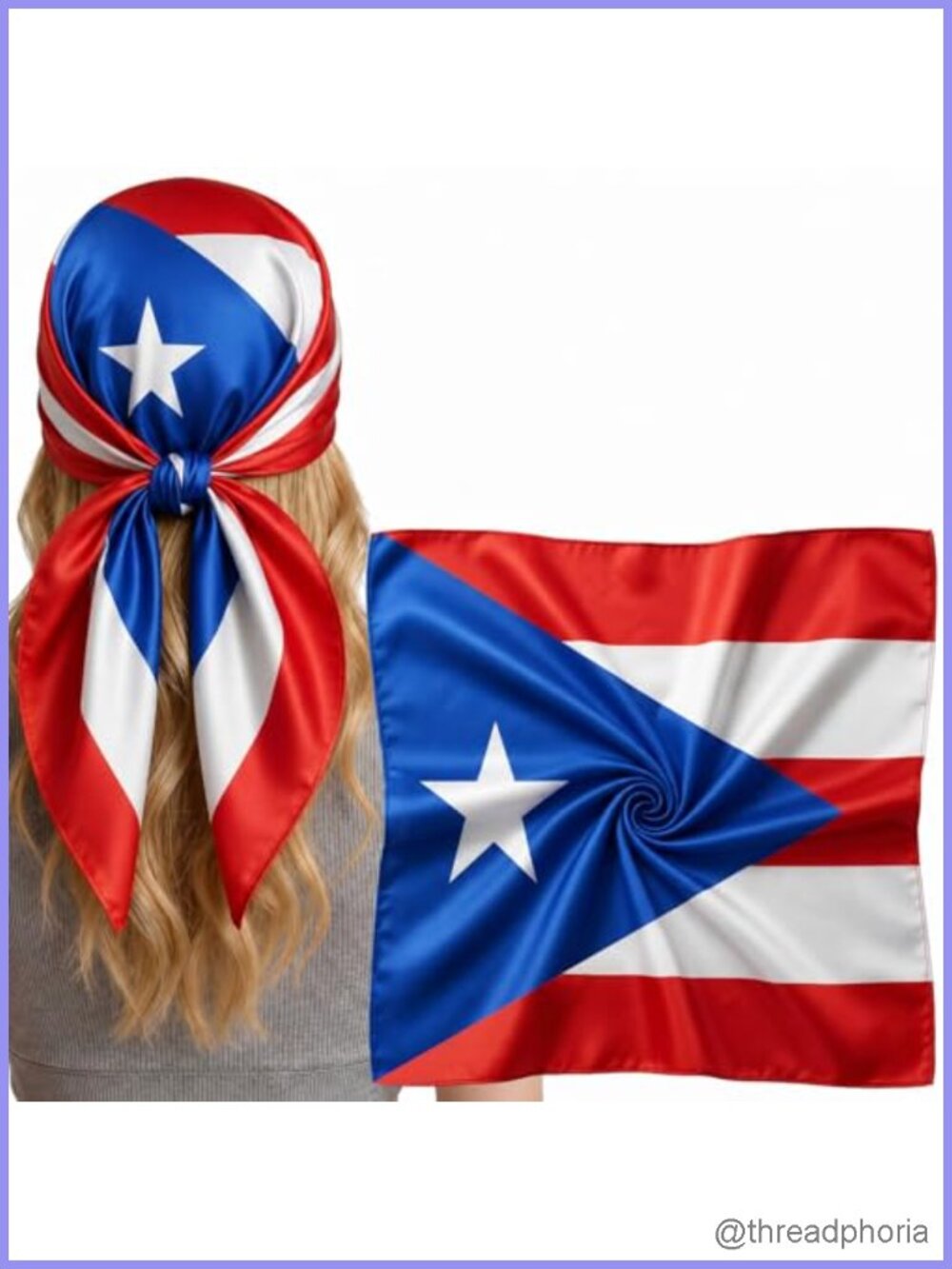 Silk-Like Head Scarf for Women Large Square Bandana Neck Wrap 27.5 x 27.5